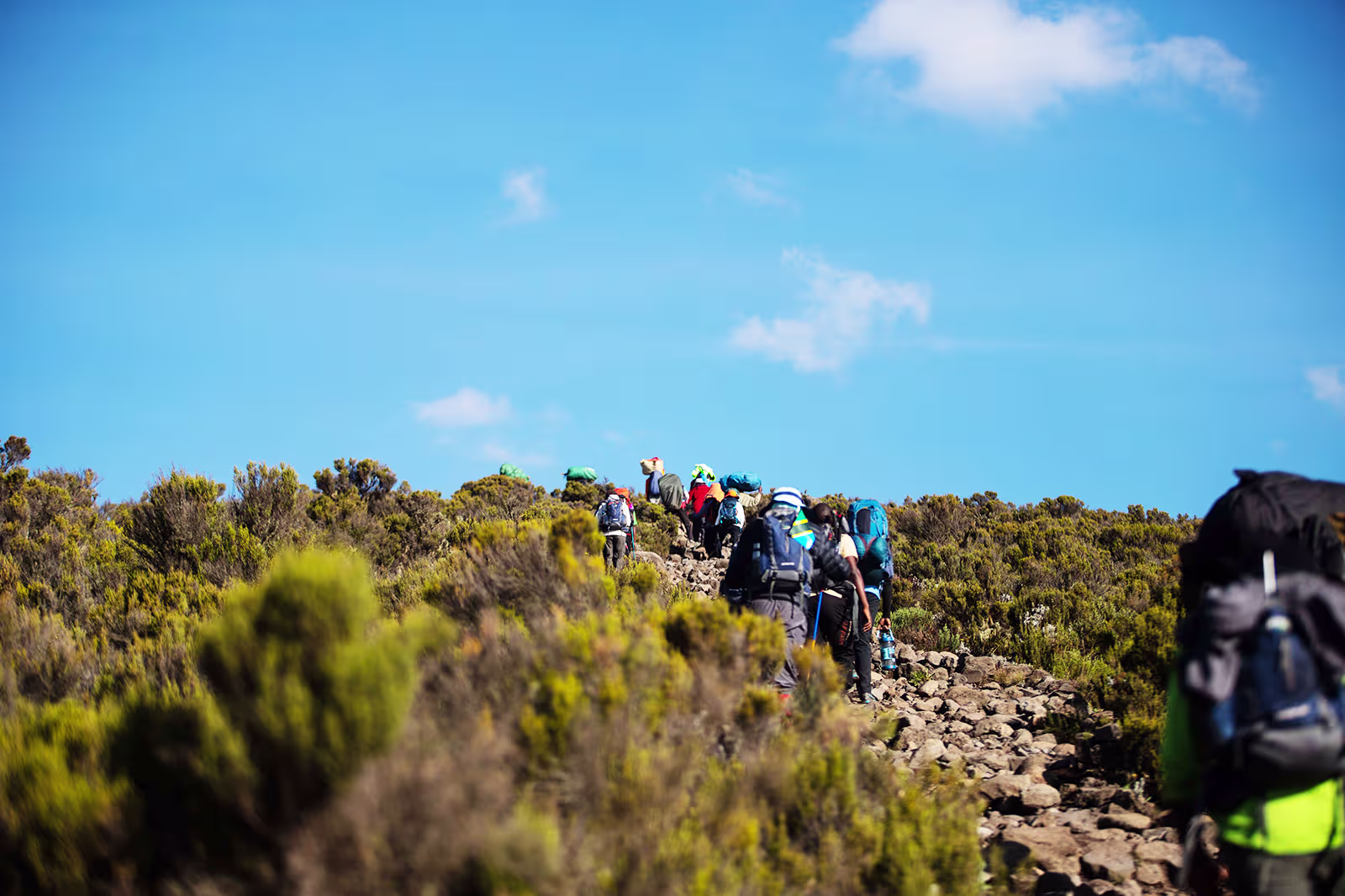 Kilimanjaro high altitude camp Tanzania summit push