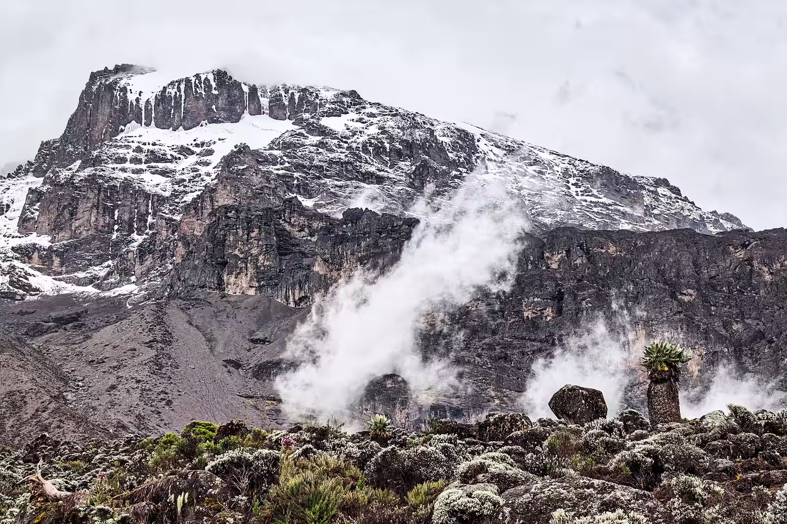 Kilimanjaro summit Uhuru Peak at sunrise Tanzania