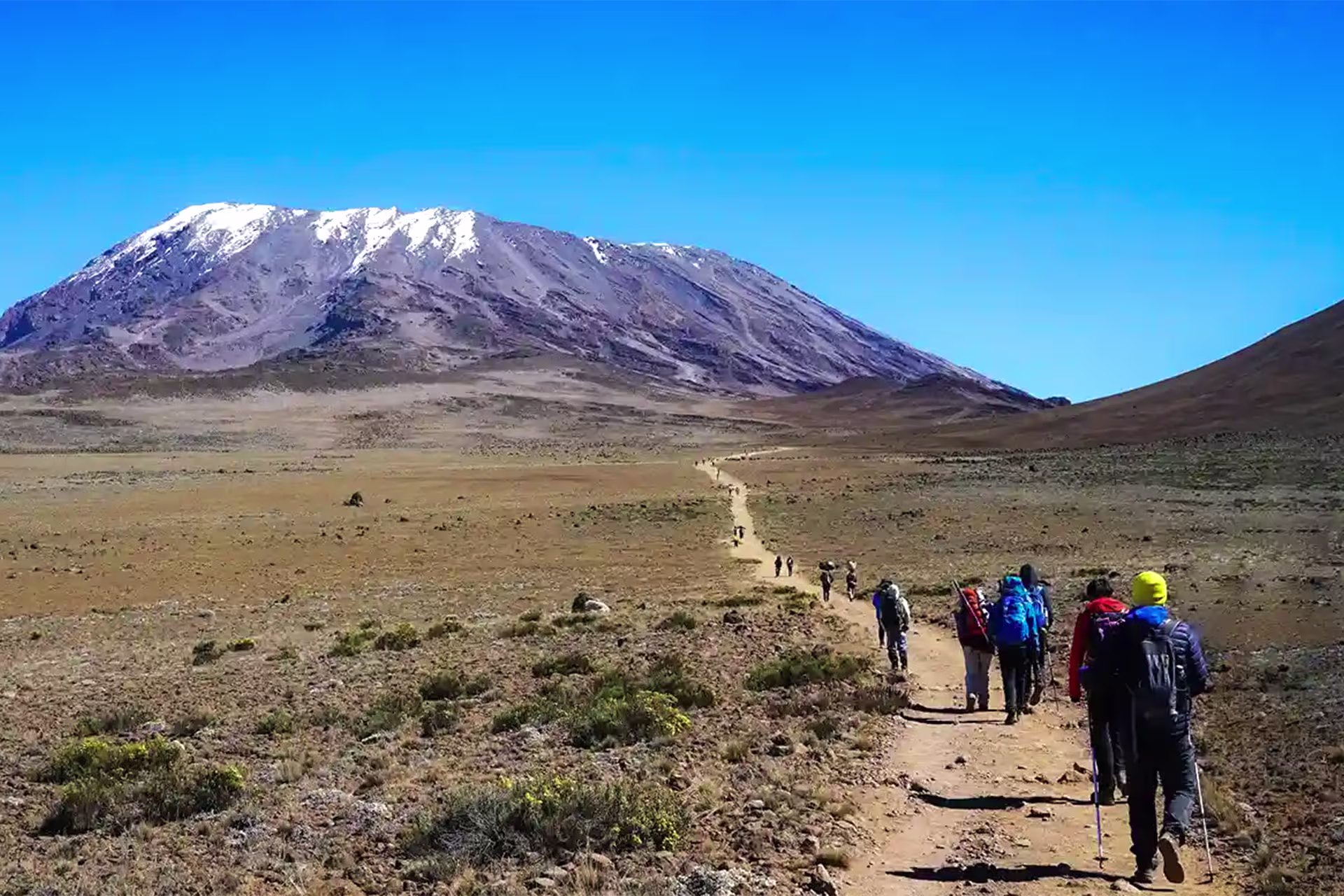 Kilimanjaro summit Uhuru Peak at sunrise